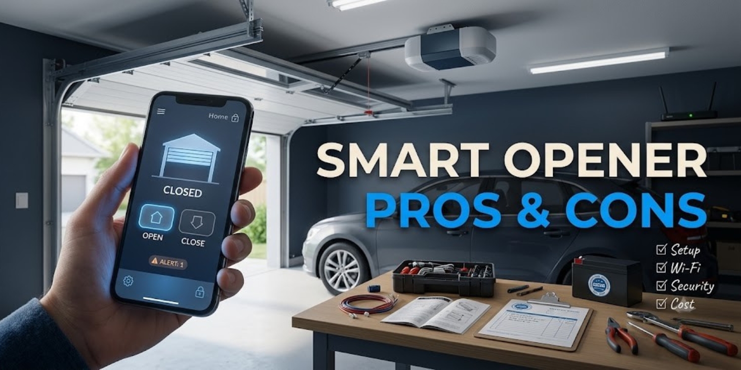 Pros and Cons of Smart Garage Door Openers