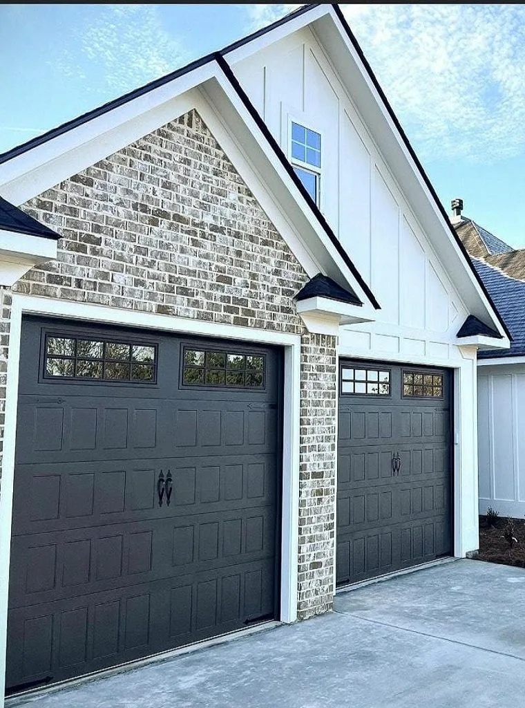 Modern residential garage doors installed by a family-owned local garage door company