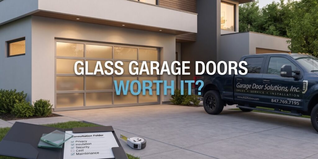glass garage door