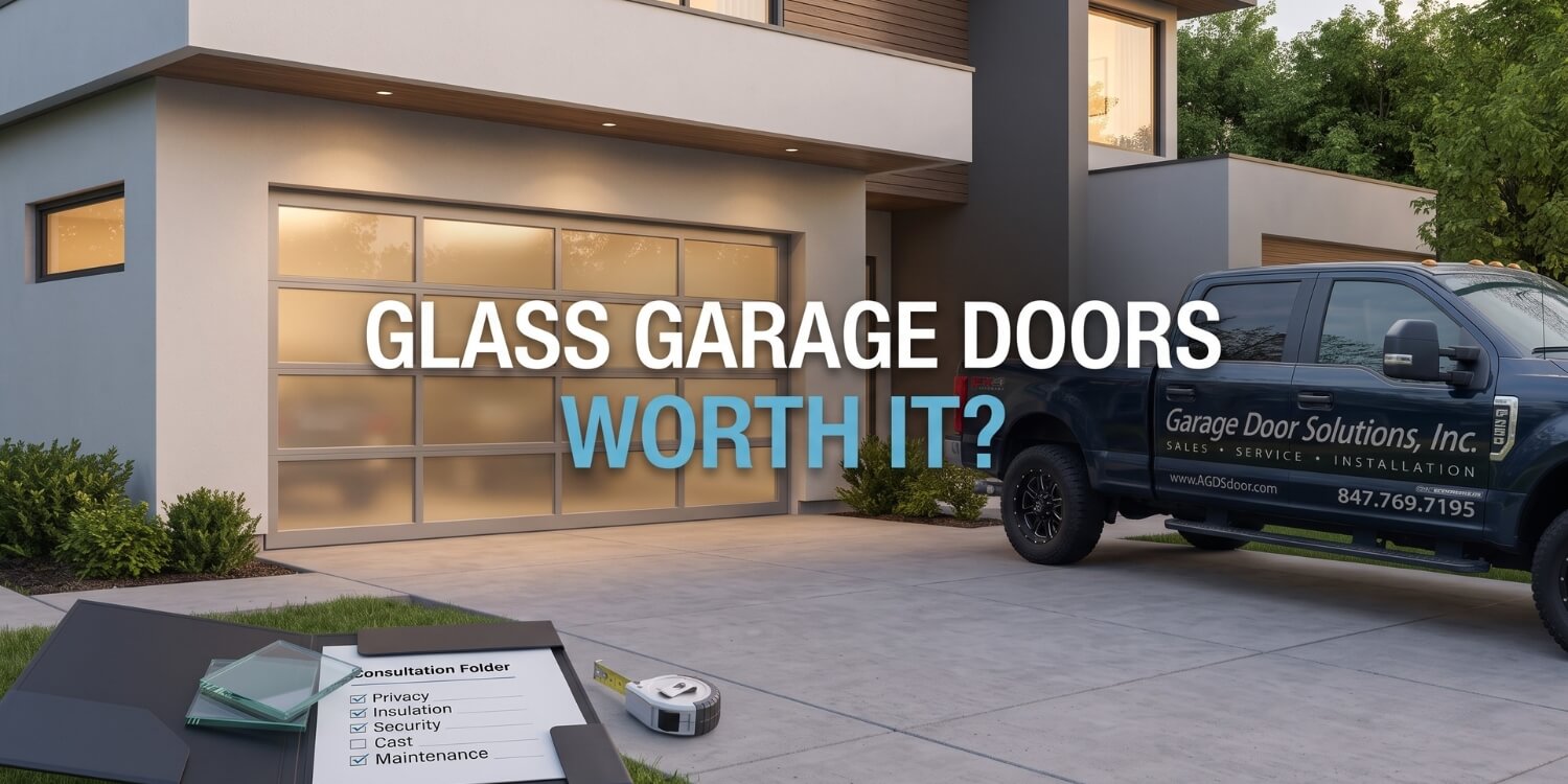 glass garage door