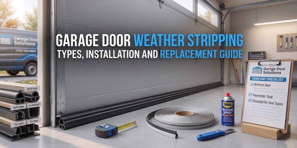 garage door weather stripping