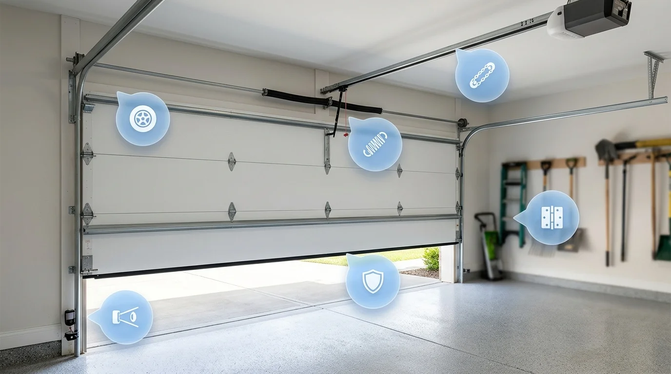 Garage door maintenance services