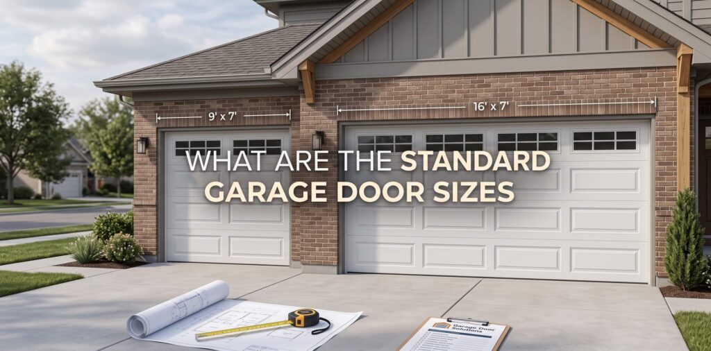 standard garage door sizes